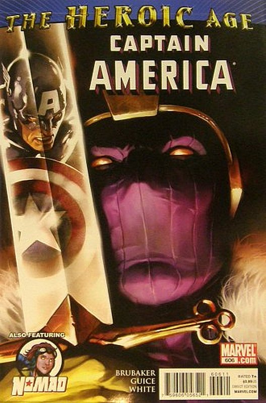 Cover of Captain America (Vol 5) #606. One of 250,000 Vintage American Comics on sale from Krypton!