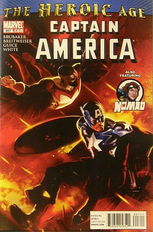 Cover of Captain America (Vol 5) #607. One of 250,000 Vintage American Comics on sale from Krypton!