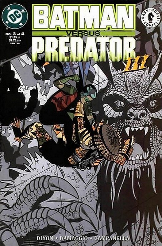 Cover of Batman vs Predator III Bloodties (1997 Ltd) #3. One of 250,000 Vintage American Comics on sale from Krypton!