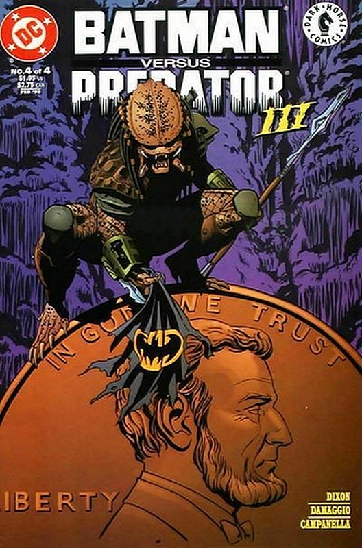 Cover of Batman vs Predator III Bloodties (1997 Ltd) #4. One of 250,000 Vintage American Comics on sale from Krypton!