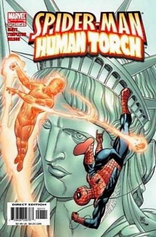 Cover of Spider-Man/Human Torch (2005 Ltd) #1. One of 250,000 Vintage American Comics on sale from Krypton!