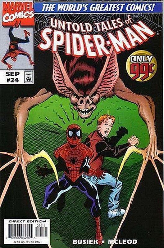 Cover of Untold Tales of Spider-Man (Vol 1) #24. One of 250,000 Vintage American Comics on sale from Krypton!