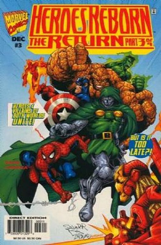 Cover of Heroes Reborn the return (1997 Ltd) #3. One of 250,000 Vintage American Comics on sale from Krypton!