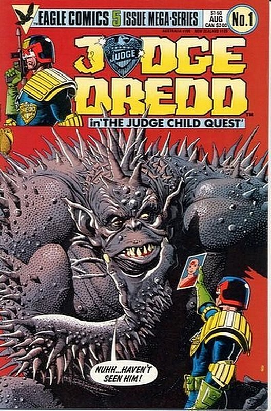 Cover of Judge Dredd: Judge Child Quest (1984 Ltd) #1. One of 250,000 Vintage American Comics on sale from Krypton!