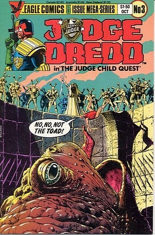 Cover of Judge Dredd: Judge Child Quest (1984 Ltd) #3. One of 250,000 Vintage American Comics on sale from Krypton!