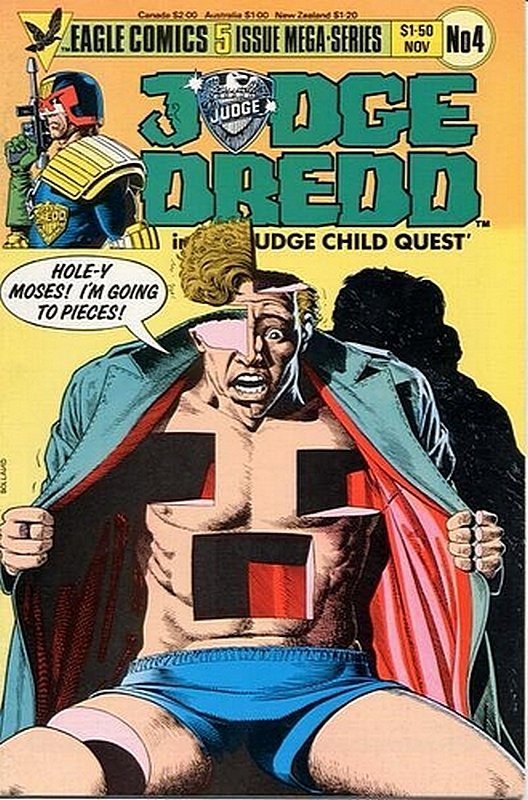 Cover of Judge Dredd: Judge Child Quest (1984 Ltd) #4. One of 250,000 Vintage American Comics on sale from Krypton!