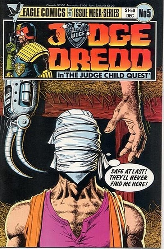 Cover of Judge Dredd: Judge Child Quest (1984 Ltd) #5. One of 250,000 Vintage American Comics on sale from Krypton!