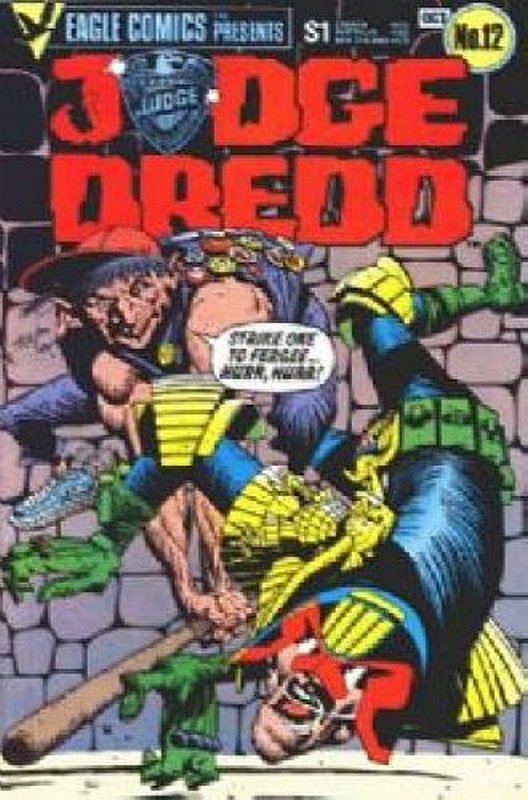 Cover of Judge Dredd (Eagle) (Vol 1) #12. One of 250,000 Vintage American Comics on sale from Krypton!
