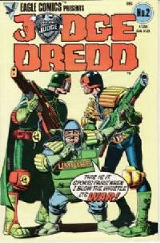 Cover of Judge Dredd (Eagle) (Vol 1) #2. One of 250,000 Vintage American Comics on sale from Krypton!