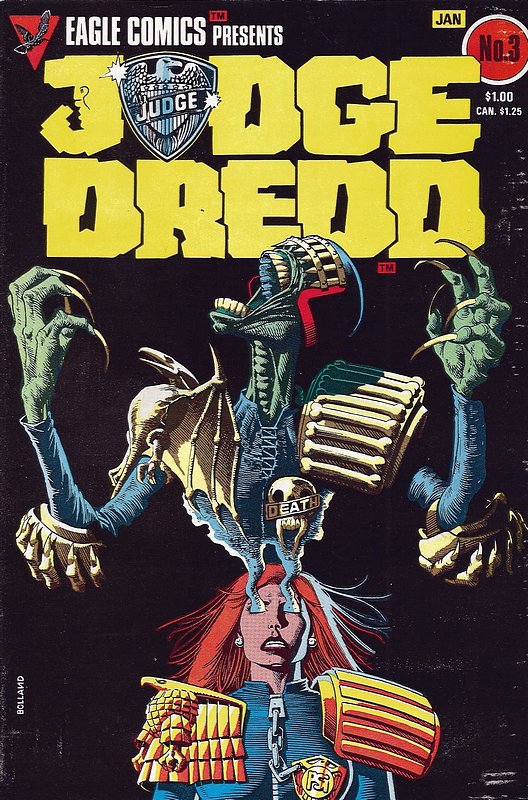 Cover of Judge Dredd (Eagle) (Vol 1) #3. One of 250,000 Vintage American Comics on sale from Krypton!
