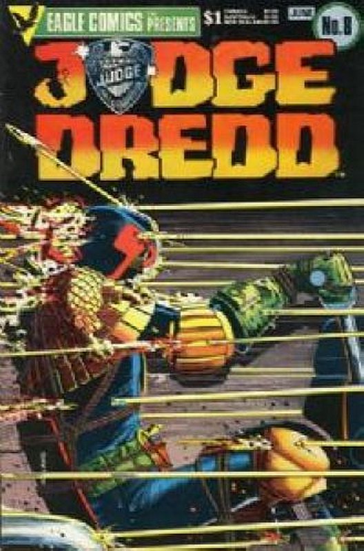 Cover of Judge Dredd (Eagle) (Vol 1) #8. One of 250,000 Vintage American Comics on sale from Krypton!