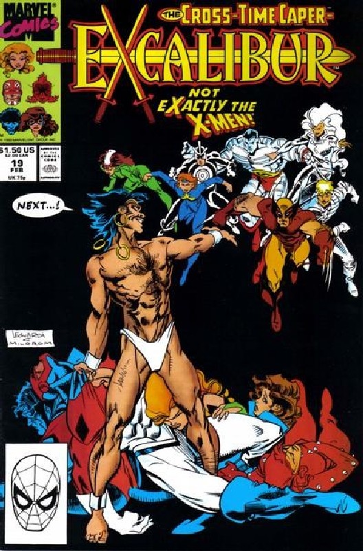 Cover of Excalibur (Vol 1) #19. One of 250,000 Vintage American Comics on sale from Krypton!