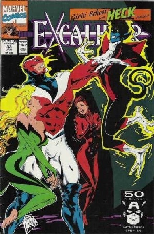 Cover of Excalibur (Vol 1) #33. One of 250,000 Vintage American Comics on sale from Krypton!