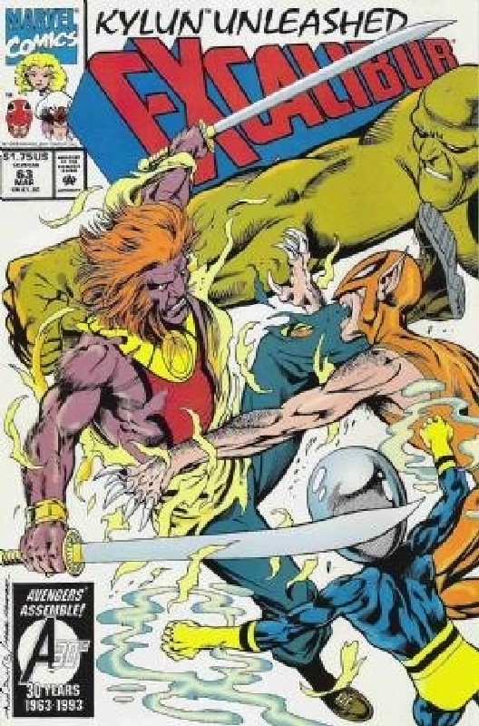 Cover of Excalibur (Vol 1) #63. One of 250,000 Vintage American Comics on sale from Krypton!