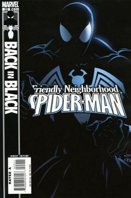 Back in Black<br> Cover of Friendly Neighborhood Spider-Man (Vol 1) #22. One of 250,000 Vintage American Comics on sale from Krypton!