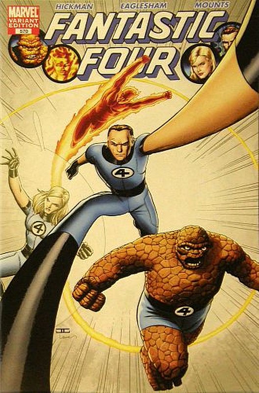 Cover of Fantastic Four (Vol 3) #570. One of 250,000 Vintage American Comics on sale from Krypton!