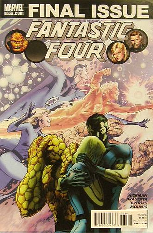 Cover of Fantastic Four (Vol 3) #588. One of 250,000 Vintage American Comics on sale from Krypton!