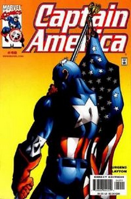 Cover of Captain America (Vol 3) #40. One of 250,000 Vintage American Comics on sale from Krypton!