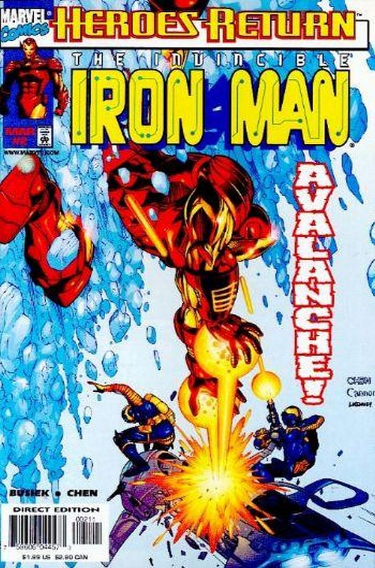 Cover of Iron Man (Vol 3) #2. One of 250,000 Vintage American Comics on sale from Krypton!