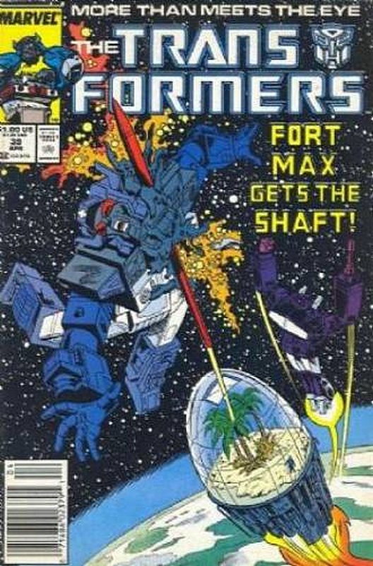 Cover of Transformers (Vol 1) (Marvel) #39. One of 250,000 Vintage American Comics on sale from Krypton!