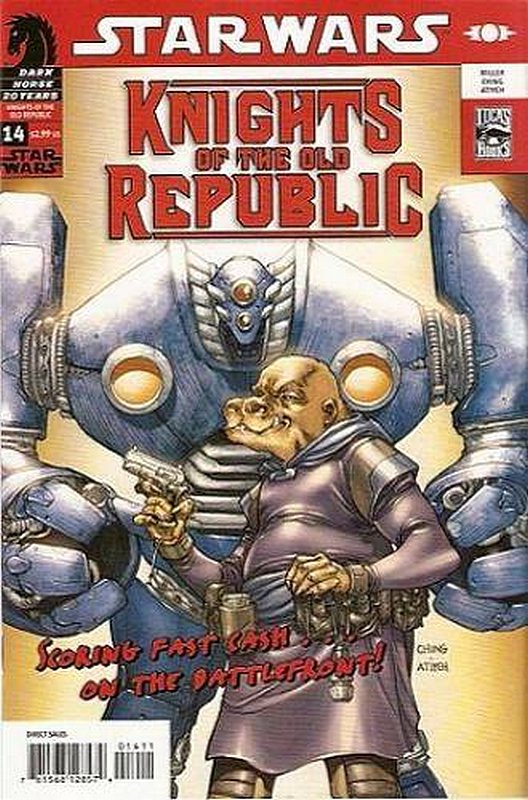 Cover of Star Wars: Knights of the Old Republic (Vol 1) #14. One of 250,000 Vintage American Comics on sale from Krypton!