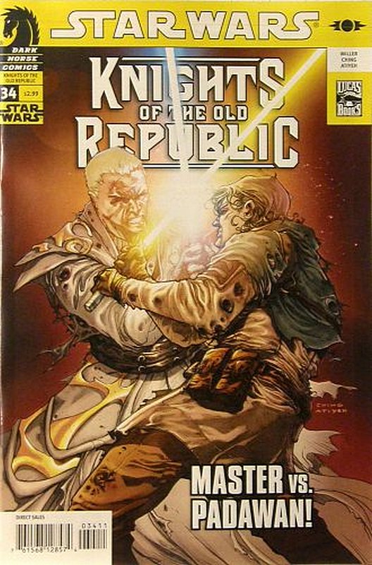 Cover of Star Wars: Knights of the Old Republic (Vol 1) #34. One of 250,000 Vintage American Comics on sale from Krypton!