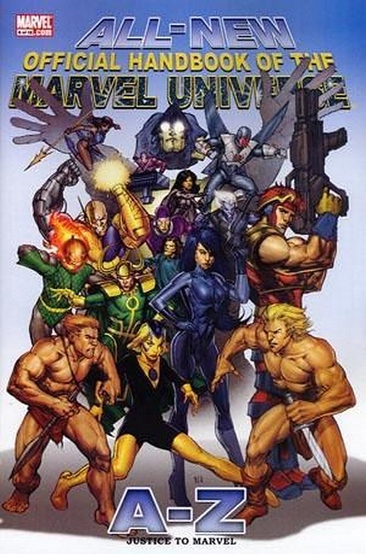 Cover of All New Handbook of the Marvel Universe A-Z #6. One of 250,000 Vintage American Comics on sale from Krypton!