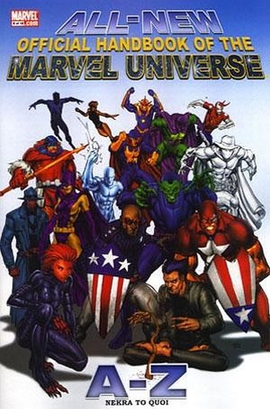 Cover of All New Handbook of the Marvel Universe A-Z #8. One of 250,000 Vintage American Comics on sale from Krypton!