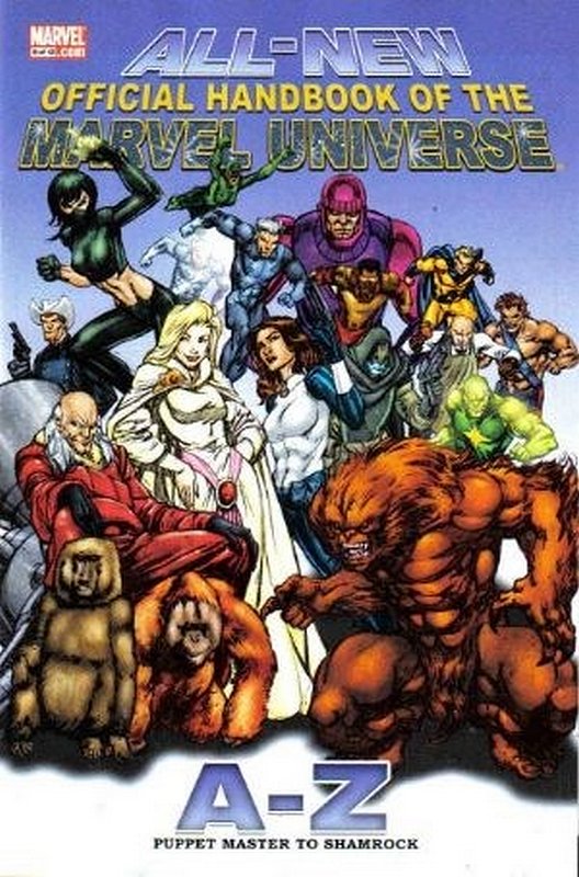 Cover of All New Handbook of the Marvel Universe A-Z #9. One of 250,000 Vintage American Comics on sale from Krypton!