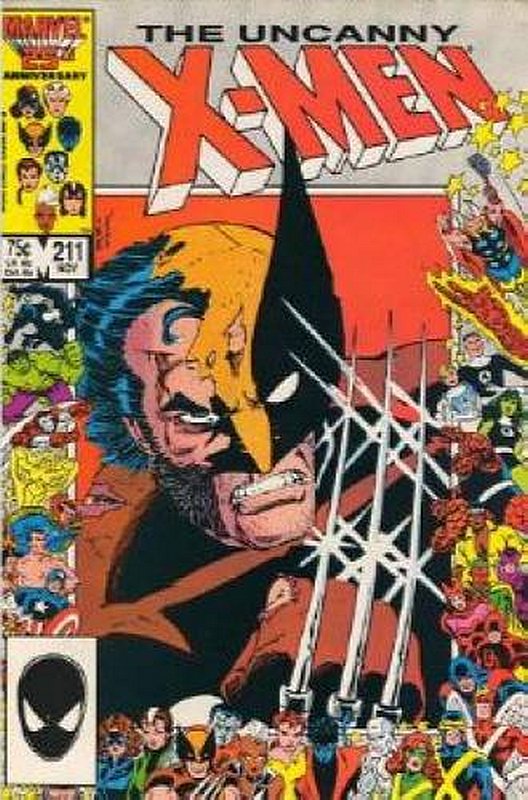 Cover of Uncanny X-Men (Vol 1) #211. One of 250,000 Vintage American Comics on sale from Krypton!