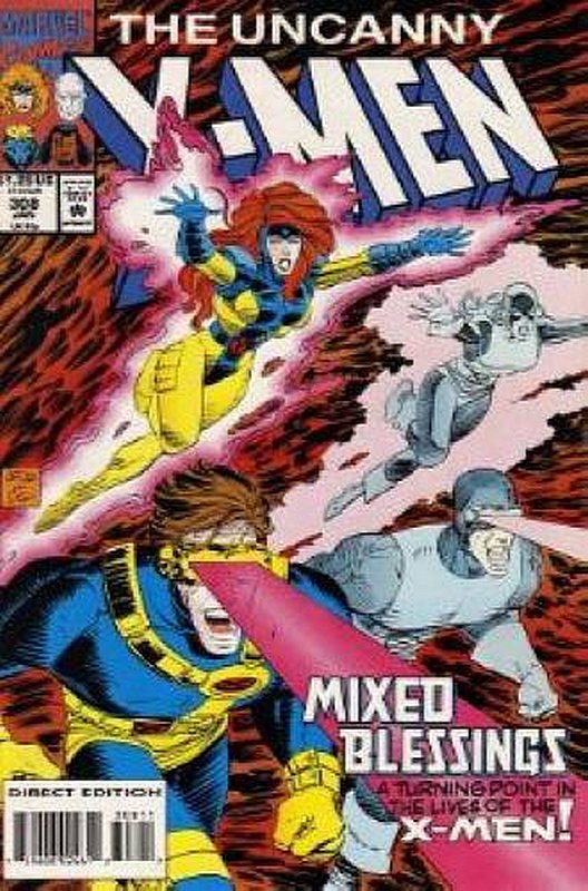 Cover of Uncanny X-Men (Vol 1) #308. One of 250,000 Vintage American Comics on sale from Krypton!