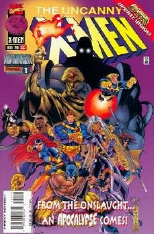 Cover of Uncanny X-Men (Vol 1) #335. One of 250,000 Vintage American Comics on sale from Krypton!