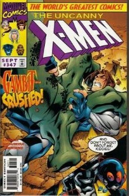Cover of Uncanny X-Men (Vol 1) #347. One of 250,000 Vintage American Comics on sale from Krypton!
