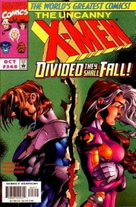 Cover of Uncanny X-Men (Vol 1) #348. One of 250,000 Vintage American Comics on sale from Krypton!