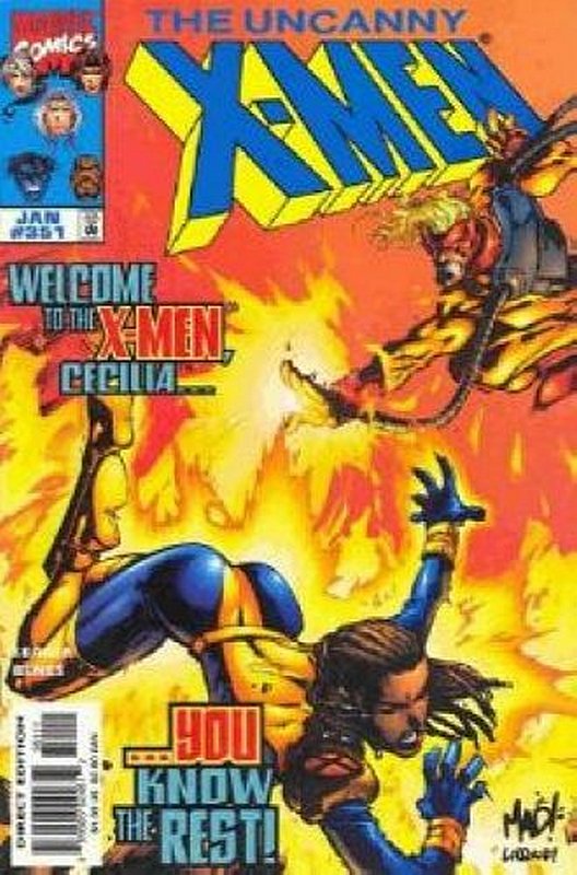 Cover of Uncanny X-Men (Vol 1) #351. One of 250,000 Vintage American Comics on sale from Krypton!