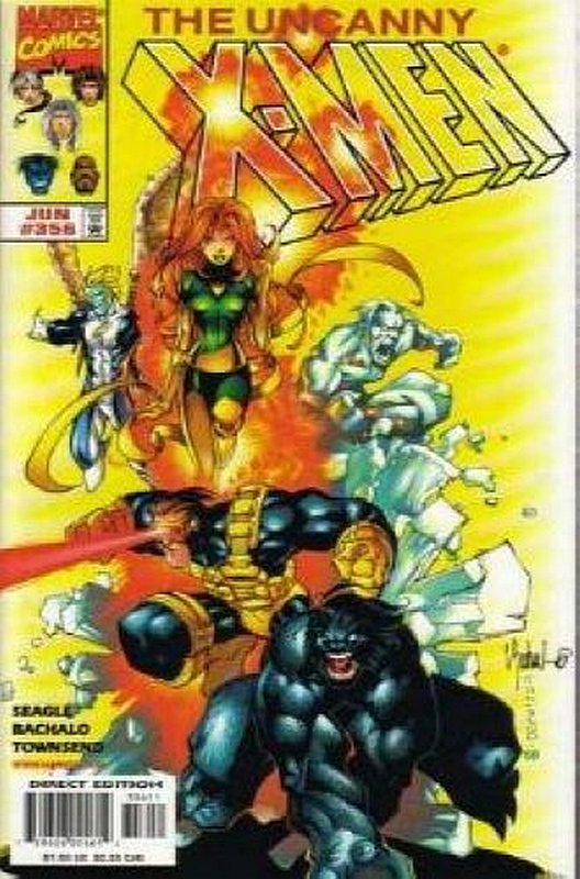 Cover of Uncanny X-Men (Vol 1) #356. One of 250,000 Vintage American Comics on sale from Krypton!