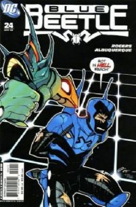 Cover of Blue Beetle (DC Vol 2) #24. One of 250,000 Vintage American Comics on sale from Krypton!