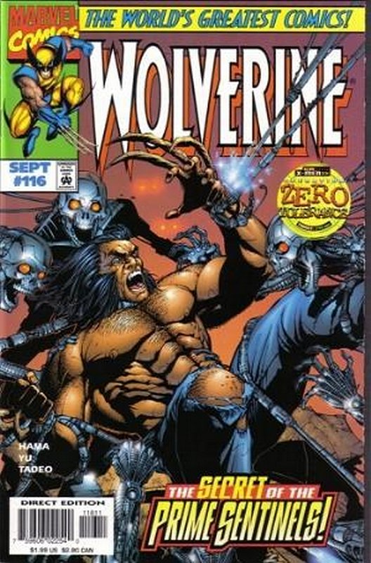 Cover of Wolverine (Vol 1) #116. One of 250,000 Vintage American Comics on sale from Krypton!