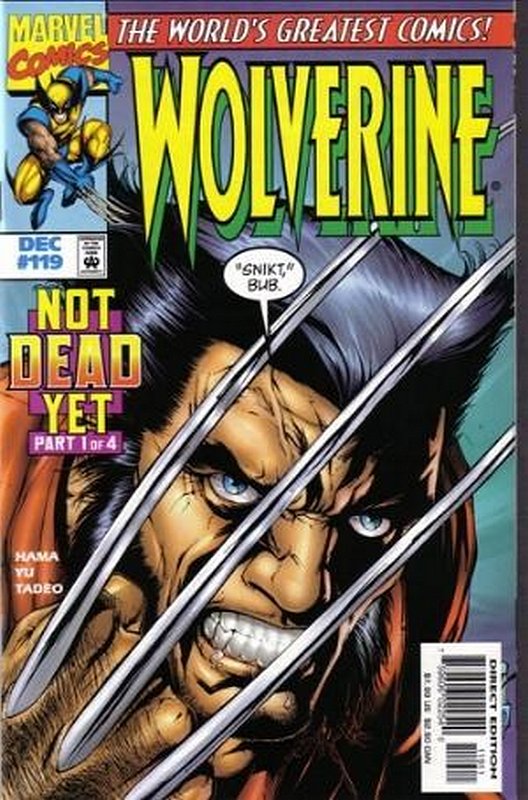 Cover of Wolverine (Vol 1) #119. One of 250,000 Vintage American Comics on sale from Krypton!