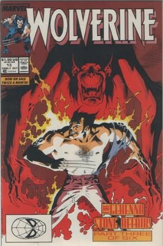 Cover of Wolverine (Vol 1) #13. One of 250,000 Vintage American Comics on sale from Krypton!