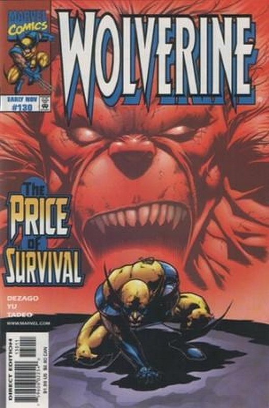 Cover of Wolverine (Vol 1) #130. One of 250,000 Vintage American Comics on sale from Krypton!