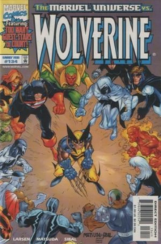 Cover of Wolverine (Vol 1) #134. One of 250,000 Vintage American Comics on sale from Krypton!
