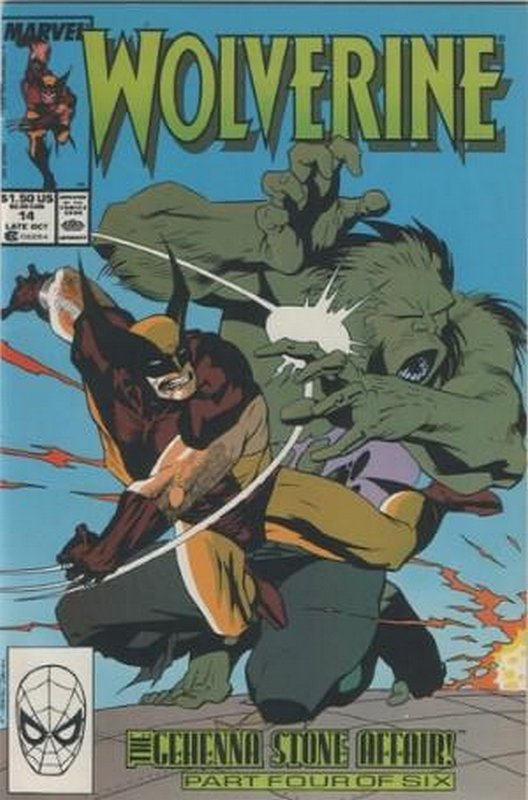 Cover of Wolverine (Vol 1) #14. One of 250,000 Vintage American Comics on sale from Krypton!