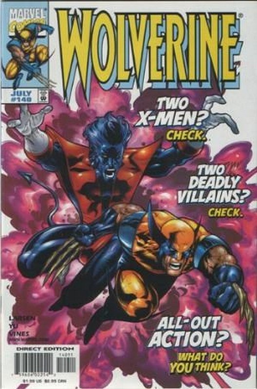 Cover of Wolverine (Vol 1) #140. One of 250,000 Vintage American Comics on sale from Krypton!