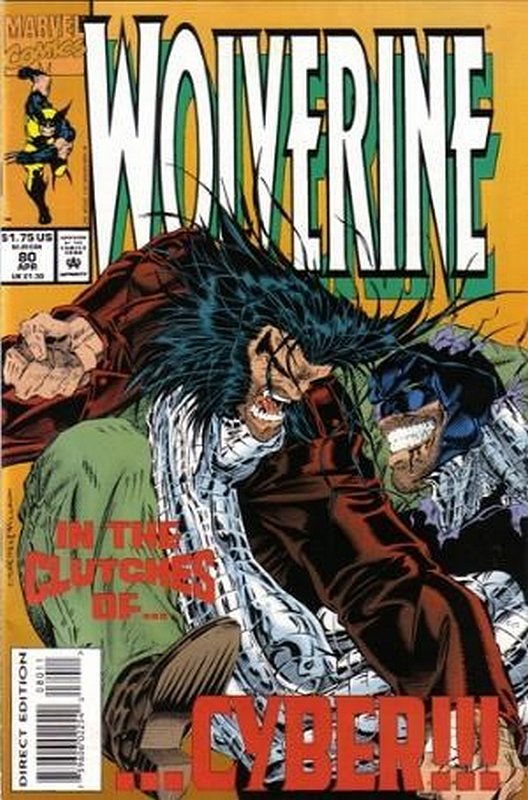 Cover of Wolverine (Vol 1) #80. One of 250,000 Vintage American Comics on sale from Krypton!