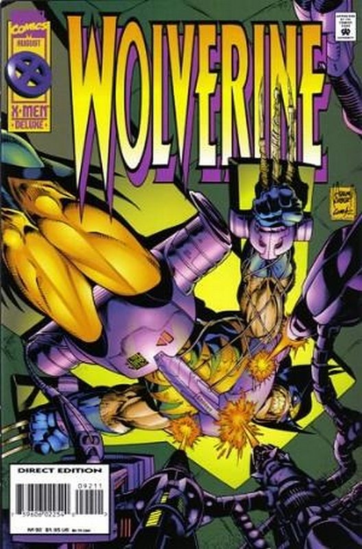 Cover of Wolverine (Vol 1) #92. One of 250,000 Vintage American Comics on sale from Krypton!
