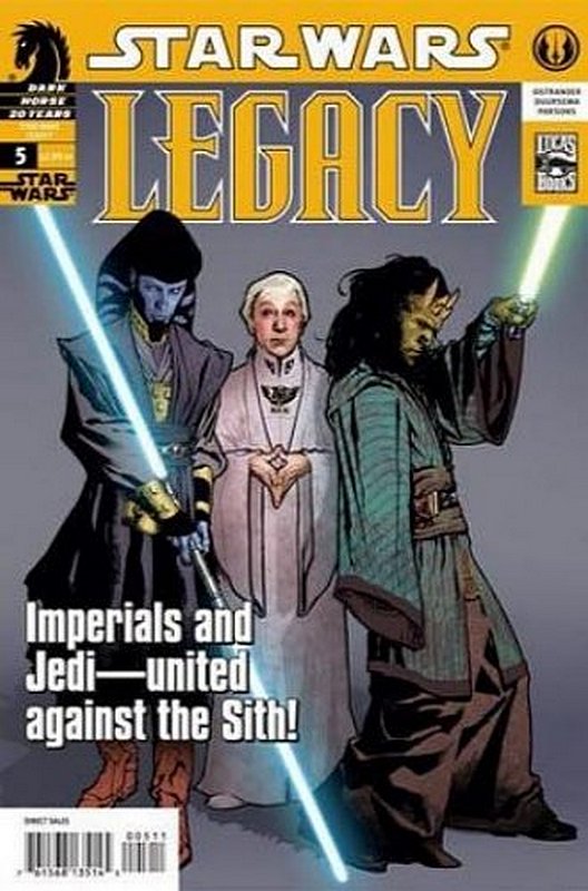 Cover of Star Wars: Legacy (Vol 1) #5. One of 250,000 Vintage American Comics on sale from Krypton!