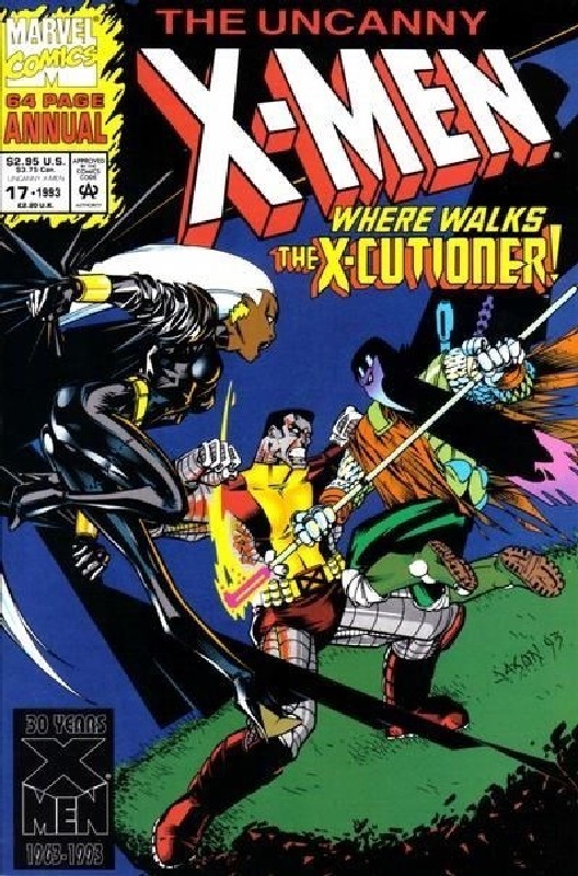 Cover of Uncanny X-Men Annual (Vol 1) #17. One of 250,000 Vintage American Comics on sale from Krypton!