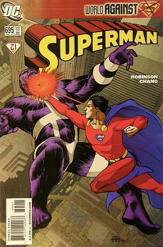 Cover of Superman (Vol 3) #695. One of 250,000 Vintage American Comics on sale from Krypton!