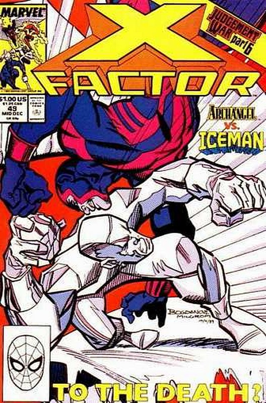 Cover of X-Factor (Vol 1) #49. One of 250,000 Vintage American Comics on sale from Krypton!